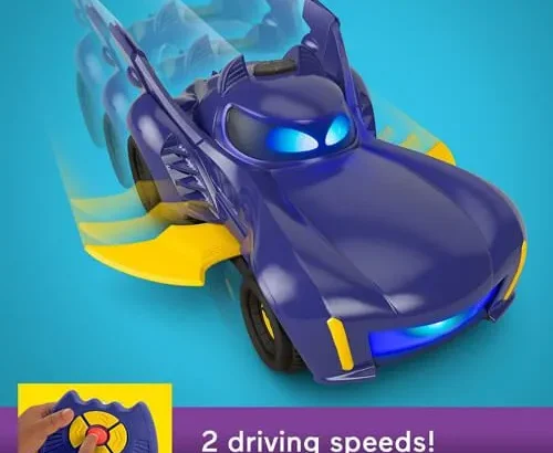 Fisher-Price DC Batwheels Remote Control Car, Bam The Batmob