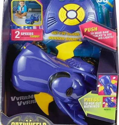 Fisher-Price DC Batwheels Remote Control Car, Bam The Batmob