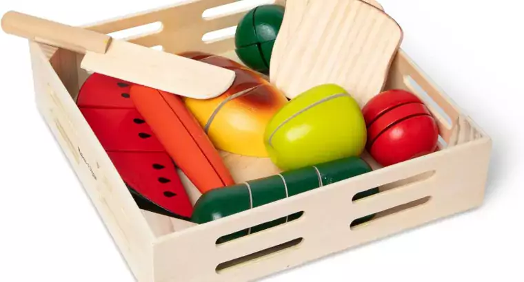 Melissa & Doug Cutting Food – Play Set With 25+