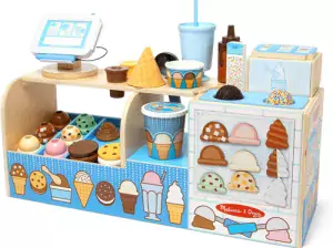 Melissa & Doug Wooden Cool Scoops Ice Creamery Play Food Toy