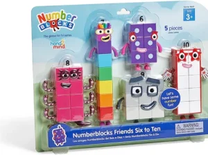 hand2mind Numberblocks Friends Six to Ten, Toy Figures Colle
