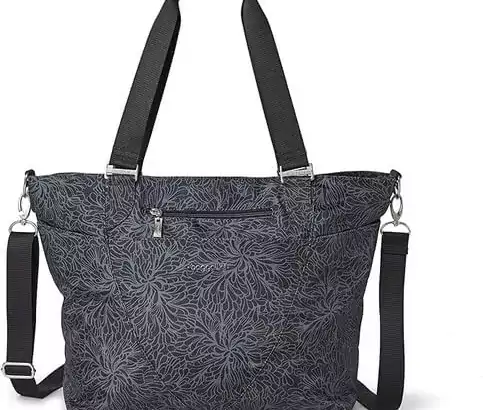 Baggallini Avenue Tote – Laptop Tote Bag with Zippered Closu