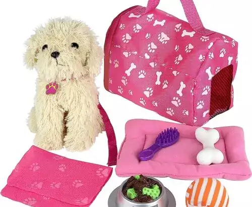 Click N’ Play Toy Puppy Set for Kids, Dog Bed – Little Toddl