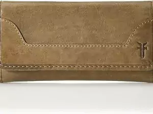 FRYE Melissa Continental Snap Leather Wallet