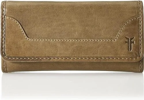 FRYE Melissa Continental Snap Leather Wallet