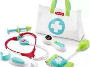 Fisher-Price Preschool Pretend Play Medical Kit 7-Piece Doct