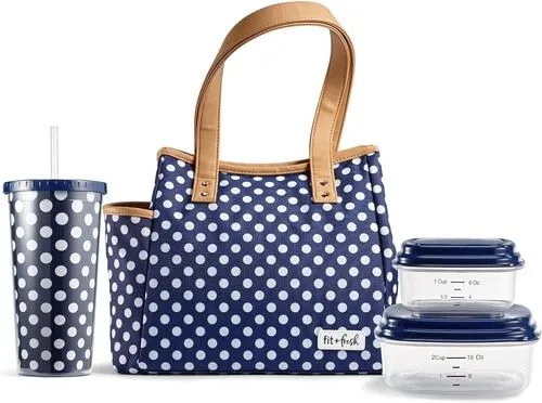 Fit & Fresh Westerly Adult Insulated Lunch Bag with Carry Ha