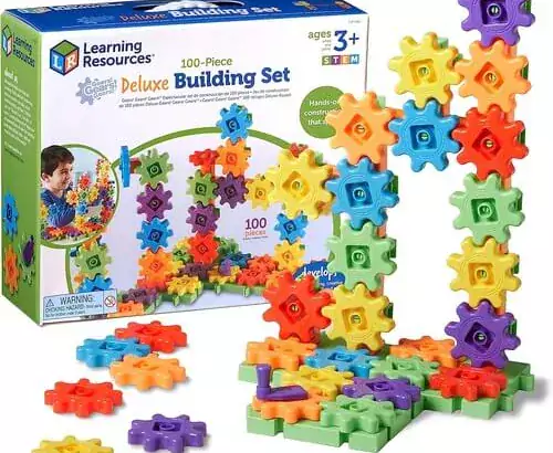 Learning Resources Gears! Gears! Gears! 100-Piece Deluxe Bui