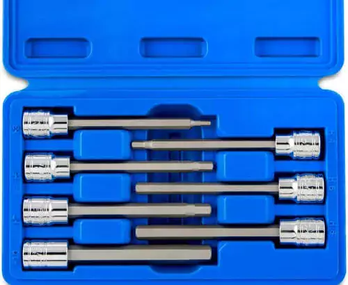 Neiko 10076A 3/8-Inch Drive Extra Long Allen Hex Bit Socket