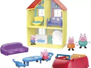 Peppa Pig Toys Peppa’s Family Home Combo , House Playset wit