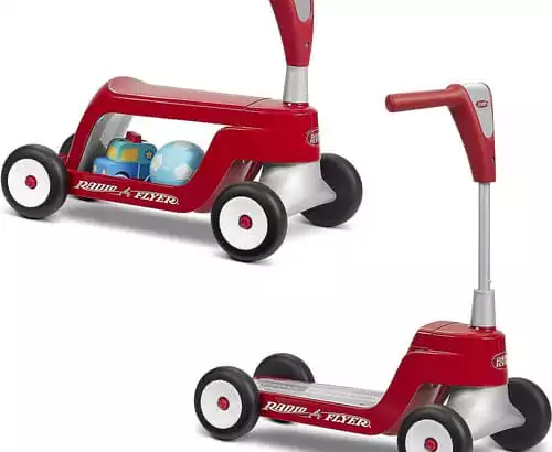 Radio Flyer Scoot 2 Scooter, Toddler Scooter or Ride On, For