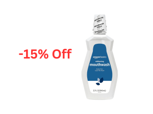 (15% Off) Amazon Basics Whitening Mouthwash