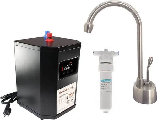 Westbrass DT1F271-20 Develosah 9″ 1-Handle Hot Dispenser Faucet