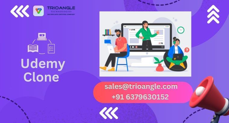 Udemy Clone – No 1 Clone Script to Launch Elearning Services